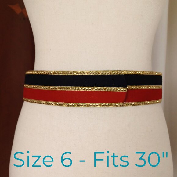 Vintage St. John Sparkly Waist Belt, Size 6, 30\